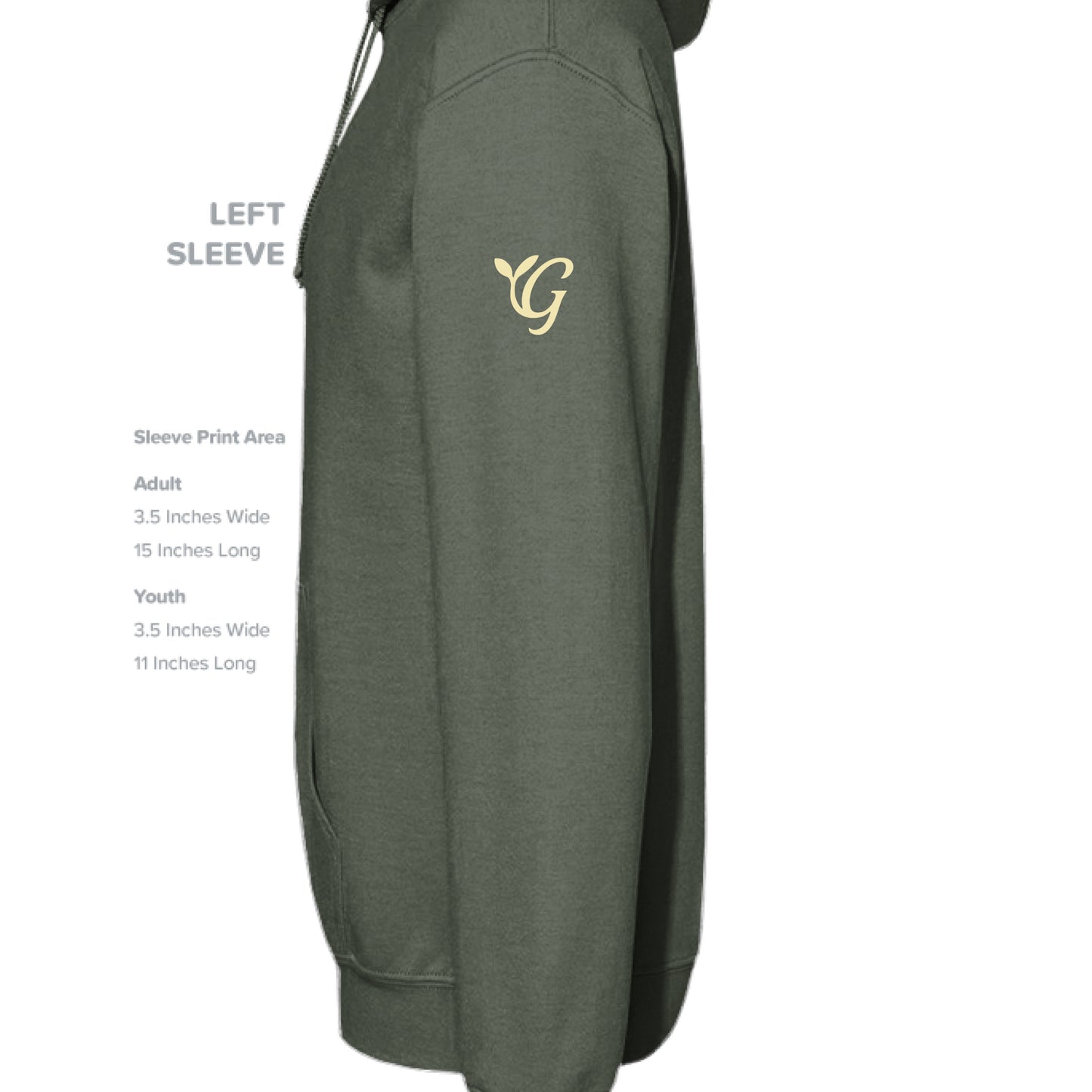MILITARY GREEN - SLEEVE_LEFT