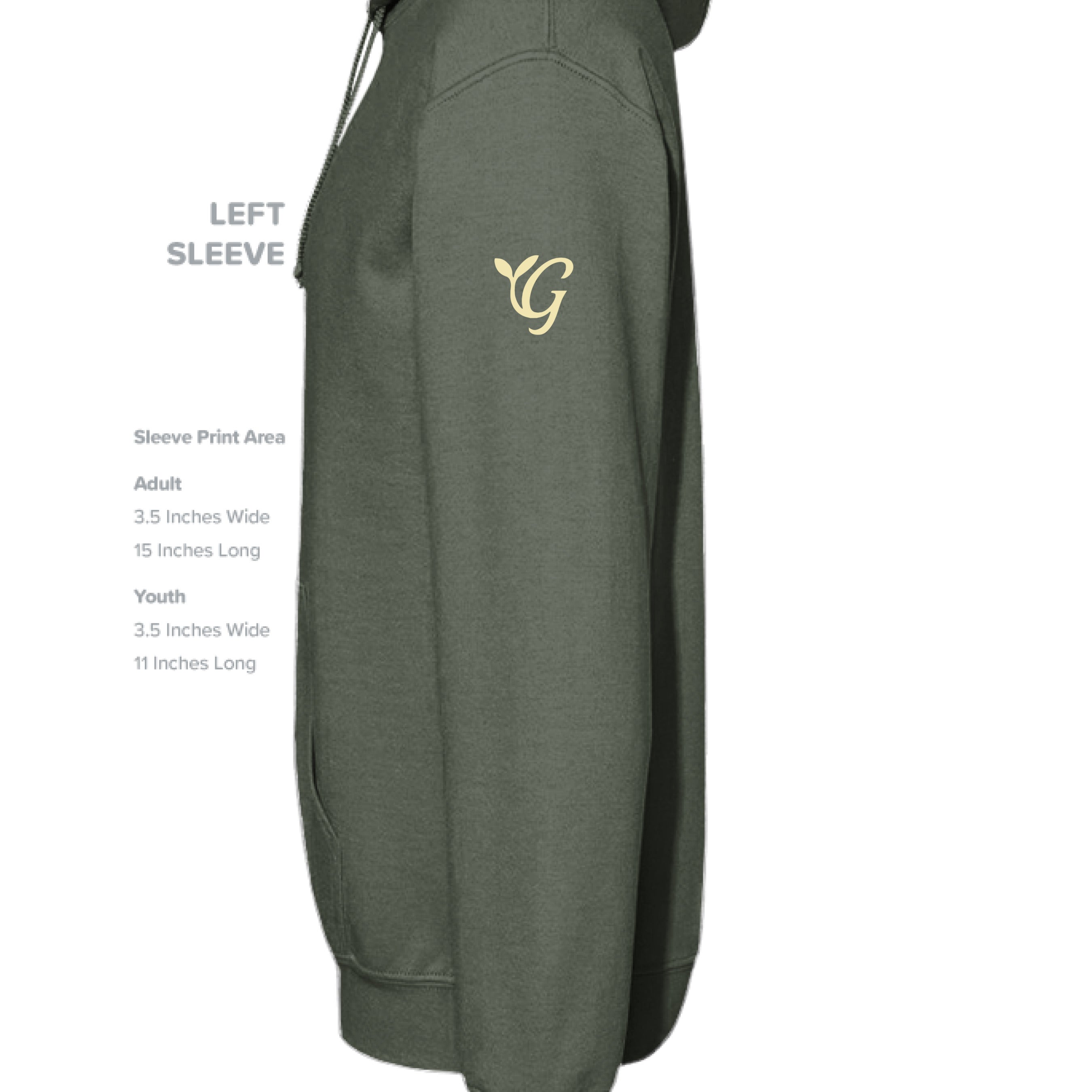 MILITARY GREEN - SLEEVE_LEFT